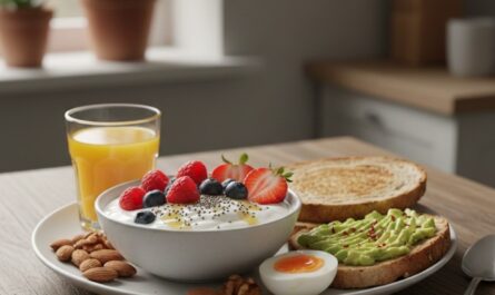 Petit déjeuner équilibré