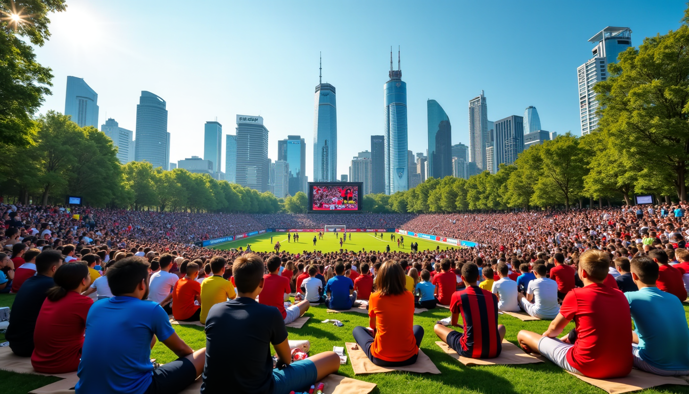 Fan zone coupe du monde : quel impact sur les villes et les fans