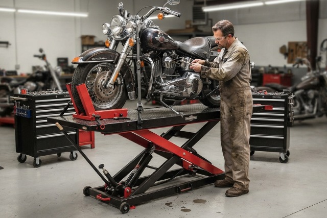 Lève-moto hydraulique : fonctionnement, atouts et conseils pratiques